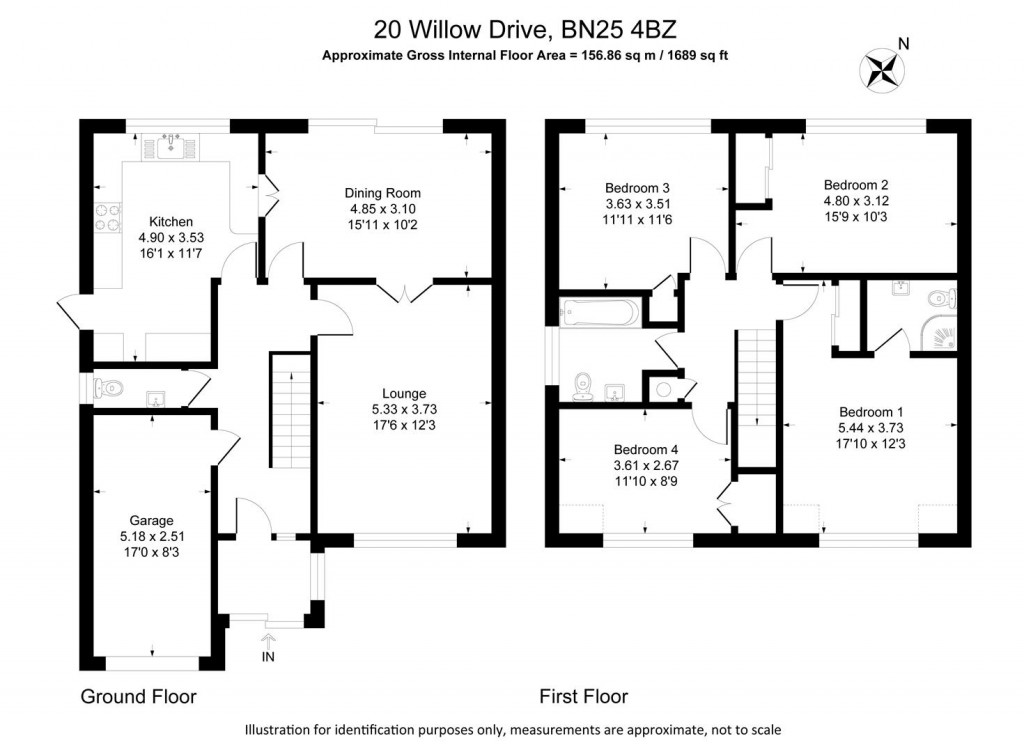 Floorplans For Willow Drive, Seaford