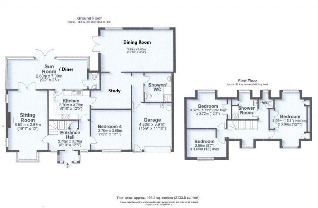 Floorplans For Hawth Way, Seaford