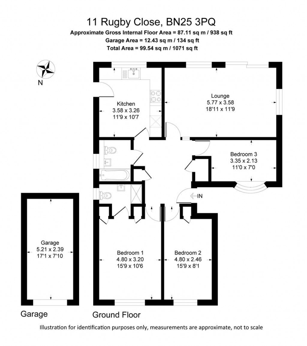 Floorplans For Rugby Close, Seaford