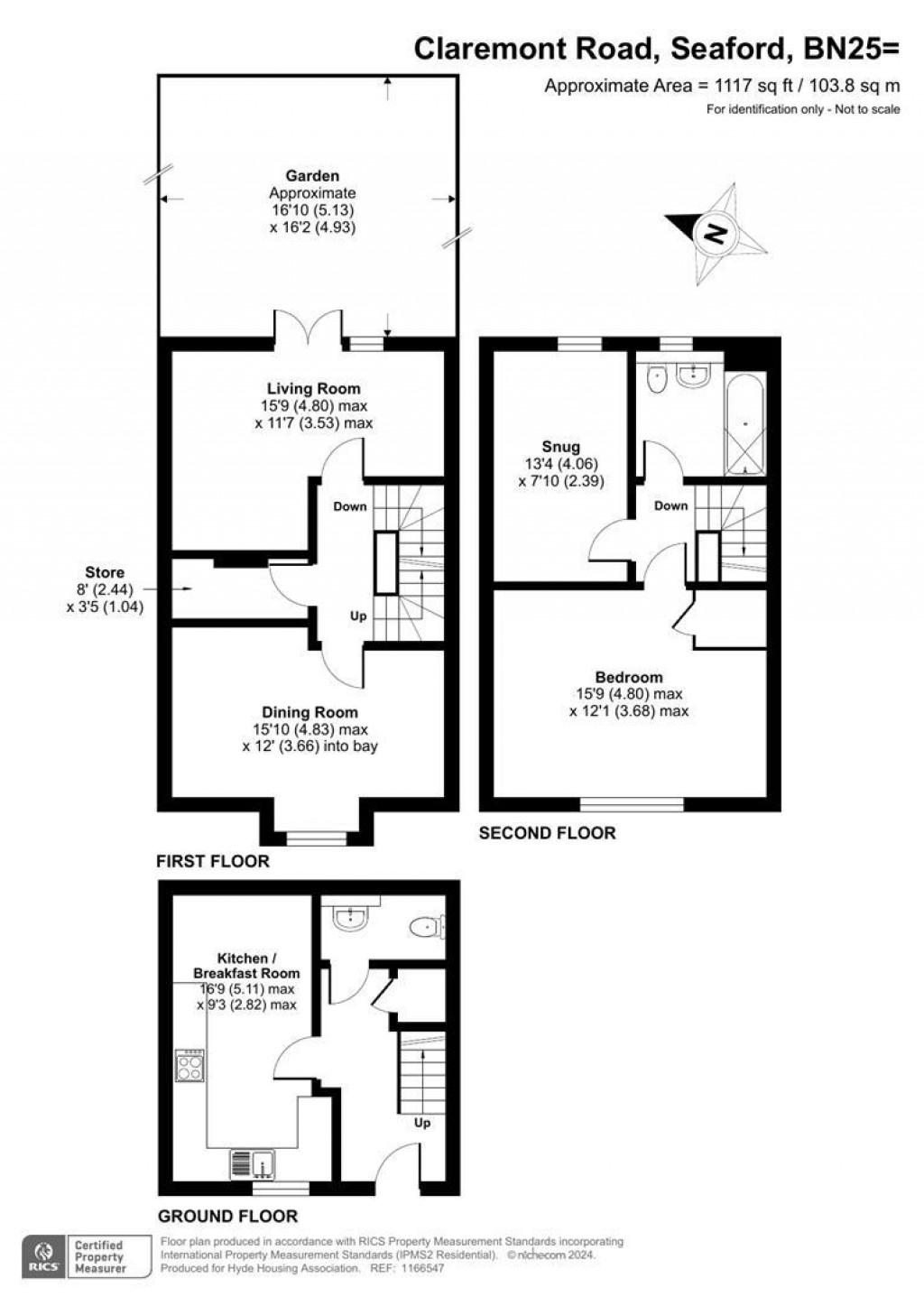 Floorplans For Claremont Road, Seaford