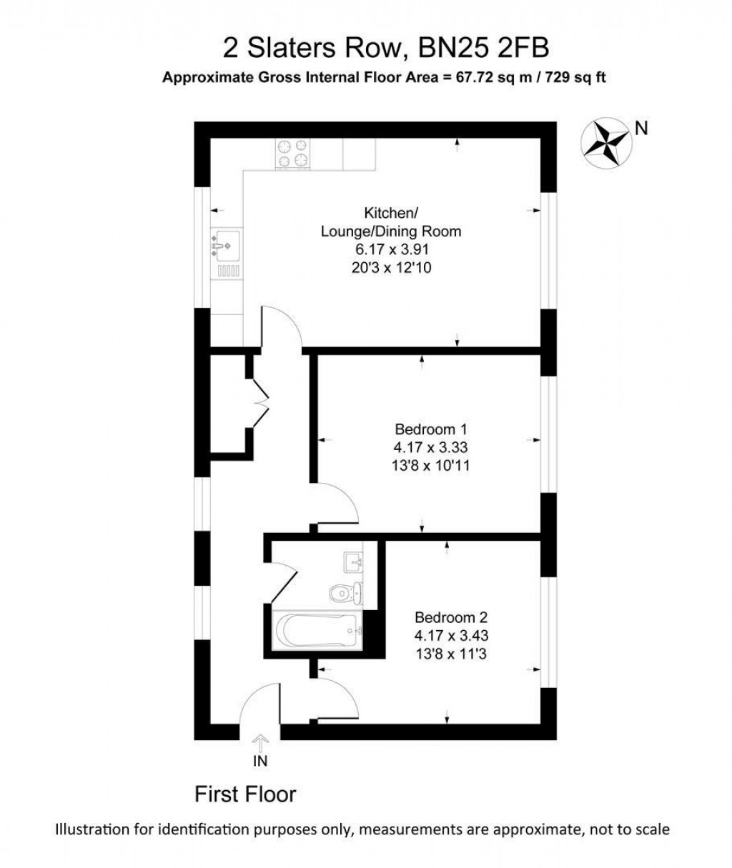 Floorplans For Claremont Road, Seaford