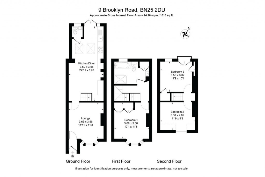 Floorplans For Brooklyn Road, Seaford