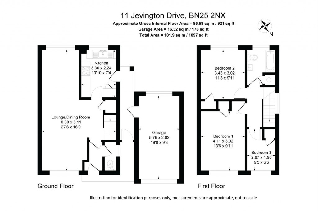 Floorplans For Jevington Drive, Seaford