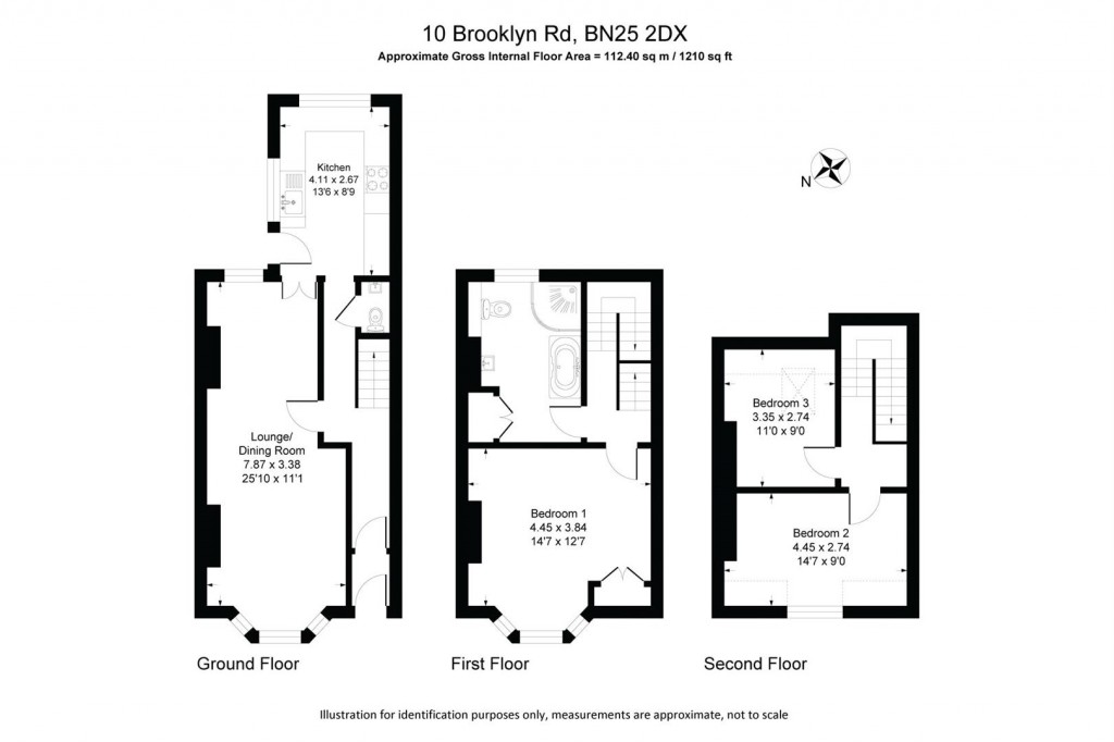 Floorplans For Brooklyn Road, Seaford