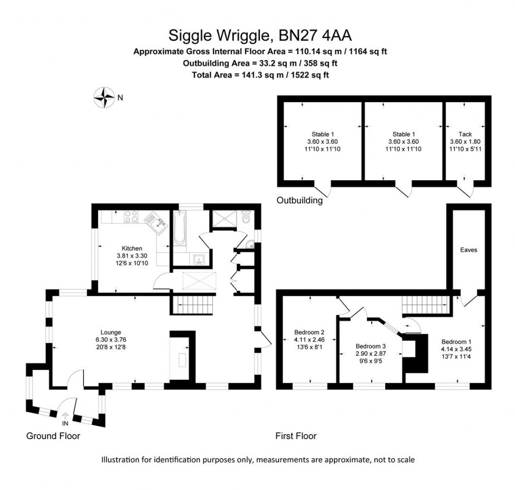 Floorplans For Nash Street, Golden Cross, Hailsham