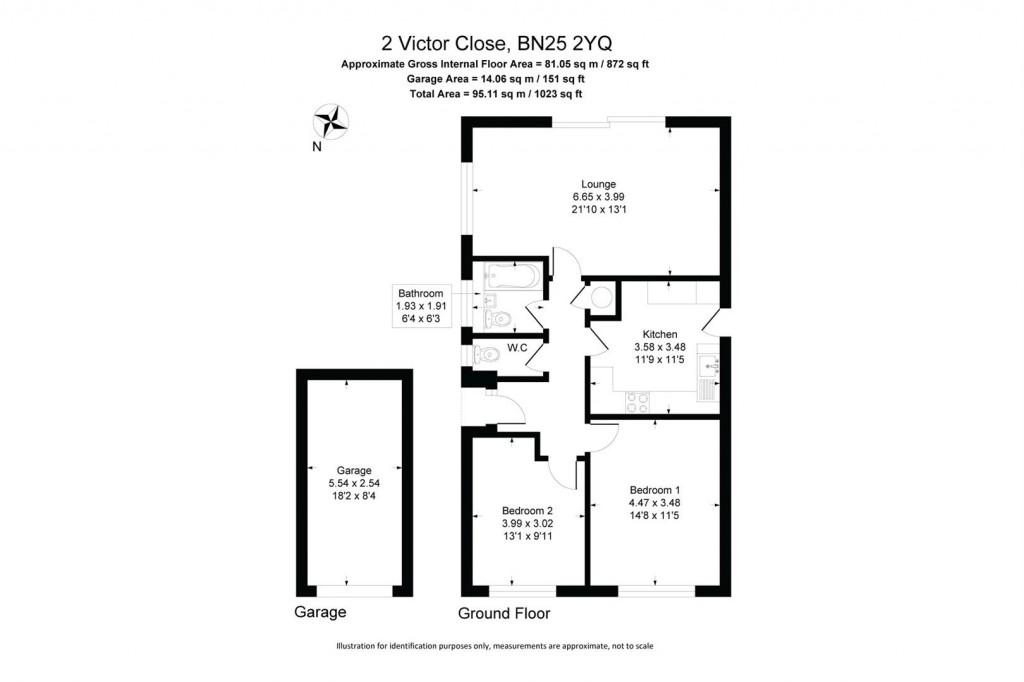 Floorplans For Victor Close, Seaford